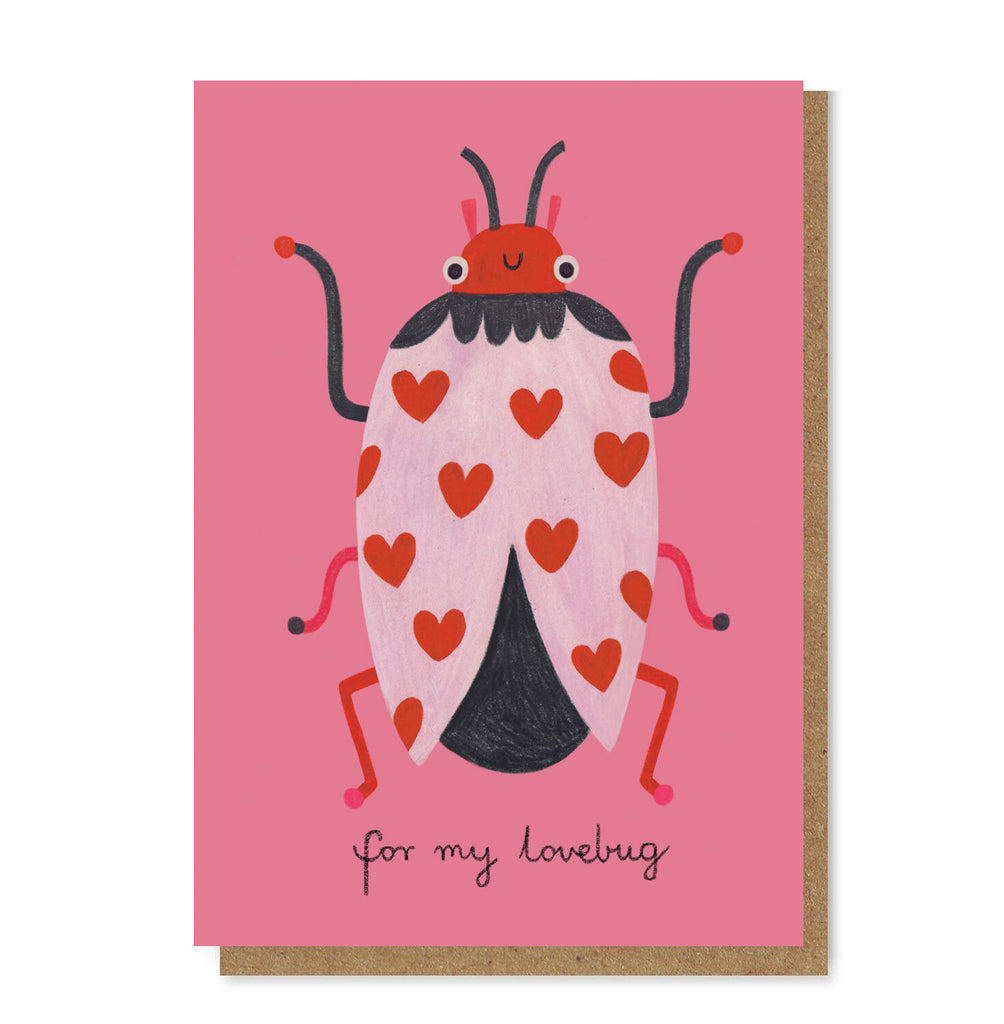 Valentinstag-Karte 'for my lovebug'