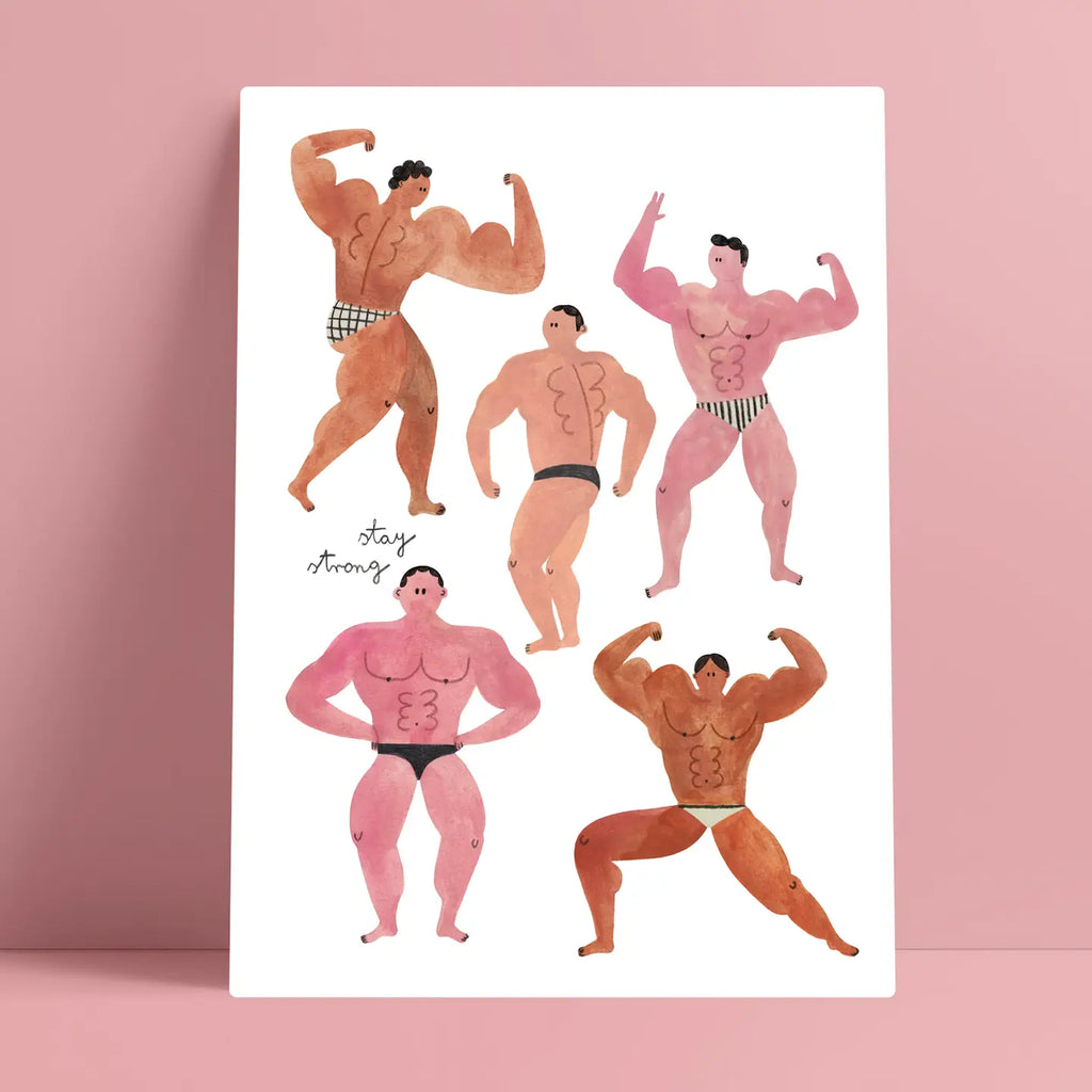 Bild A4 'Bodybuilders'